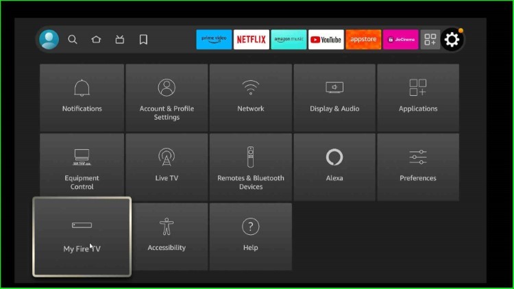 Open My Fire TV