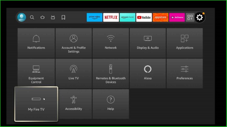 Open My Fire TV