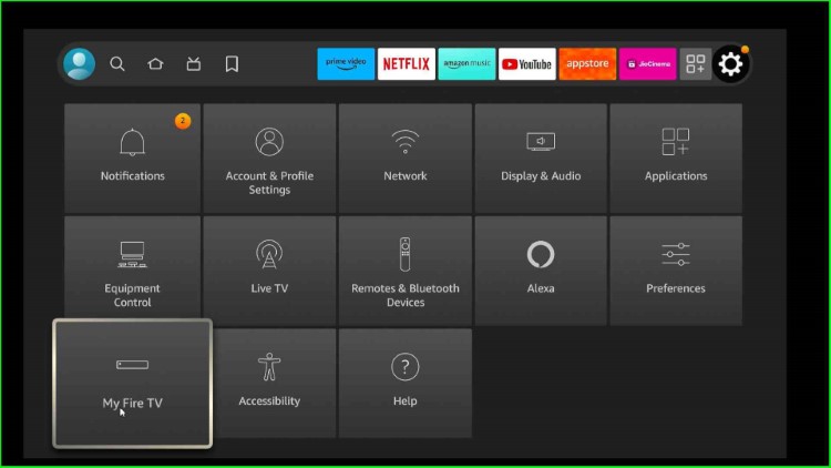Open My Fire TV
