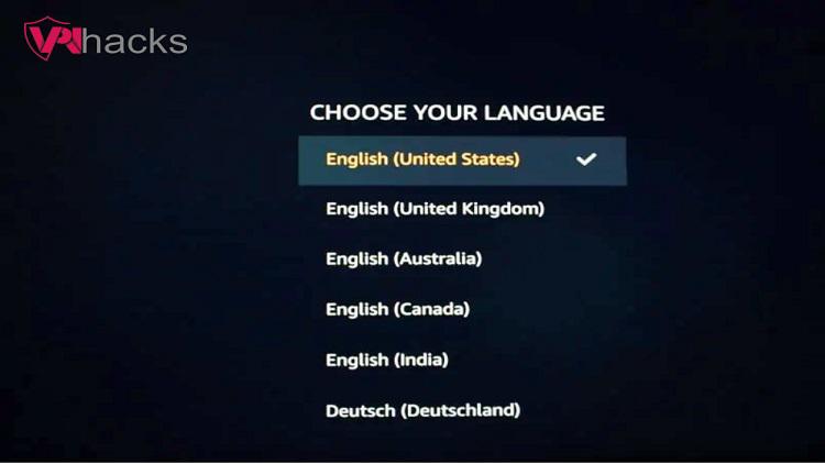 Choose English Langauge