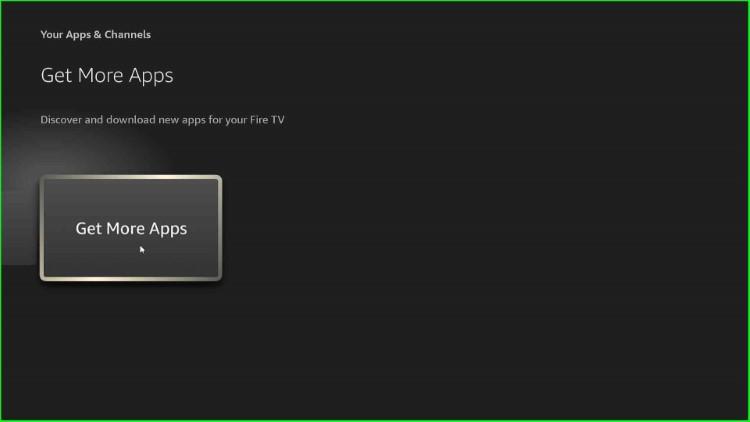 Select Get More Apps