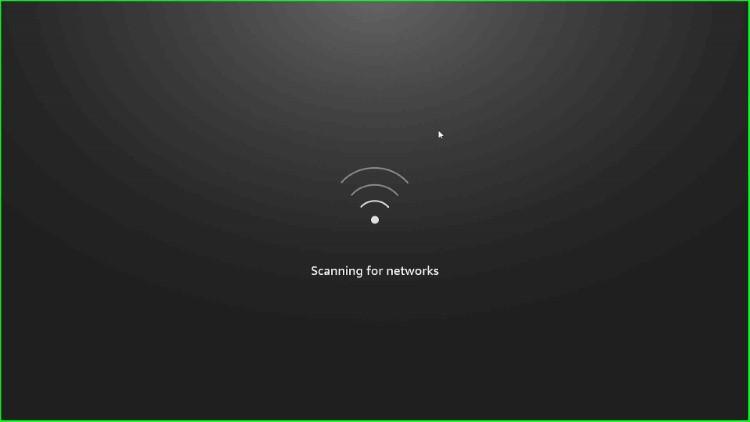 Firestick starts scanning network