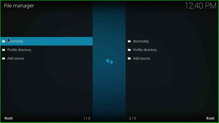 doomzday source added on the File manager screen